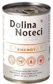 Dolina Noteci Pies 400g Energy Puszka, karma dla psa