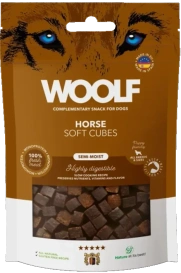 Woolf Soft Cubes Przysmak Dla Psa Konina 100g