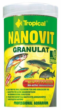 Tropical nanovit Granulat puszka 100ml