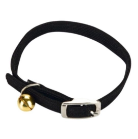 Beeztees Obroża Dla Kota Czarna Z Dzwonkiem 6-29cm