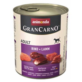 Animonda GranCarno Adult Rind Lamm Wołowina + Jagnięcina puszka 800g