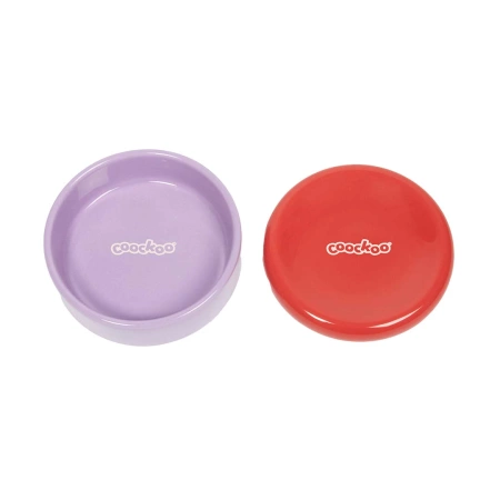Coockoo Funky Miski dla Psa Kota 50/280ml Czerwony-Fiolet