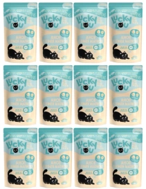 Lucky Lou Karma Dla Kociąt Drób Pstrąg 12x125g