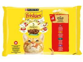 Friskies Karma Dla Kota Mix Mięsny Sos Saszetki 4x85g