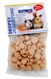Dako-Art Dropsy Jogurtowe dla Gryzoni Worek 75g