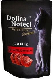 Dolina Noteci Premium Kot Sterilised Danie z wołowiny saszetka 85g