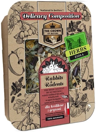 Korona Natury Delicja Ziołowa Dla Królika Gryzoni 250g