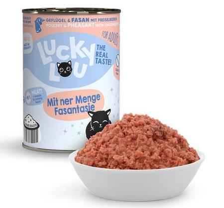 Lucky Lou Karma Dla Kota Drób Bażant 400g
