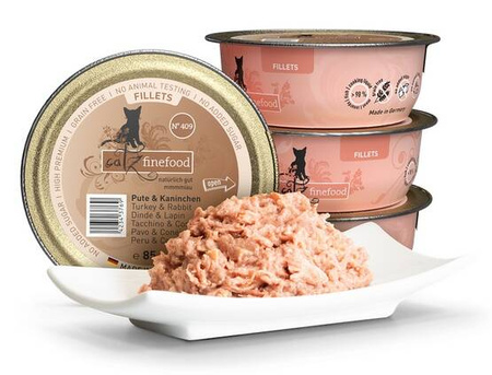 Catz Finefood Karma Dla Kota Królik Indyk Tacka 85g