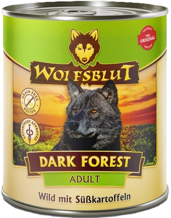 Wolfsblut Dark Forest Mokra Karma dla Psa Dziczyzna 6x395g