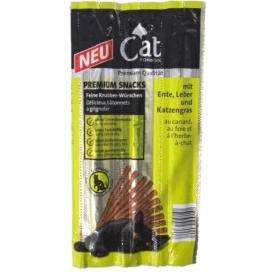 Cat Bon Przysmak Dla Kota Kabanos Kaczka Trawa 10x5g