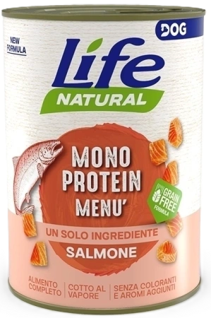 Life Dog Mokra Karma Monoproteinowa dla Psa Łosoś Puszka 3x400g