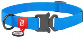 WAUDOG Wodoodporna Obroża Dla Psa Niebieska QR M