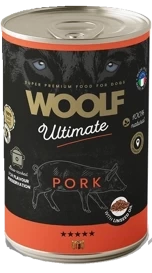 Woolf Karma dla Psa Wieprzowina Olej Lniany 400g