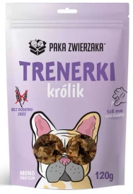 Paka Zwierzaka Trenerki dla Psa Królik 120g