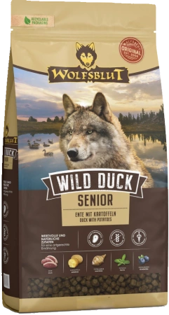 Wolfsblut Karma Dla Psa Wild Duck Senior Kaczka 2kg