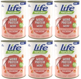 Life Dog Monoprotein Mokra Karma dla Psa Łosoś 6x400g