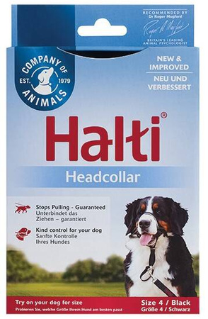 Halti Kantarek Obroża Dla Psa Uzdowa 4 Czarna