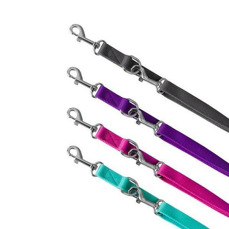 Chaba Smycz dla Psa Taśma Regulowane 3/260cm Fuksja