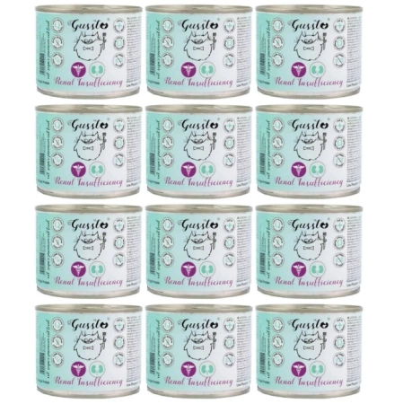 Gussto Vet Renal Karma Dla Kota Indyk Gęś 12x200g