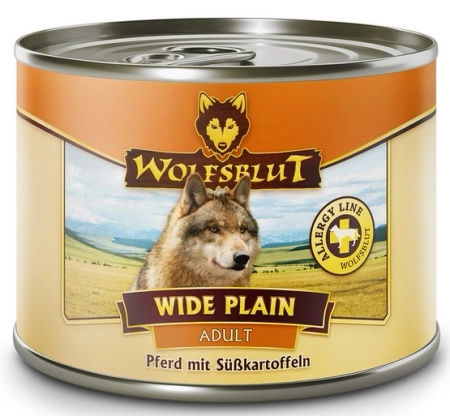 Wolfsblut Dog Wide Plain Karma dla Psa Konina 6x200g