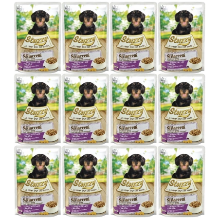 Stuzzy Sfilaccetti Karma Mokra dla Psa Cielęcina 12x100g