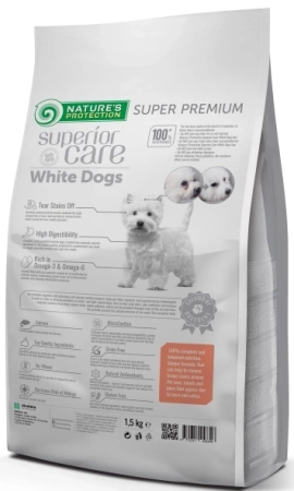 Nature's Protection SC White Dogs White S Łosoś 1,5kg