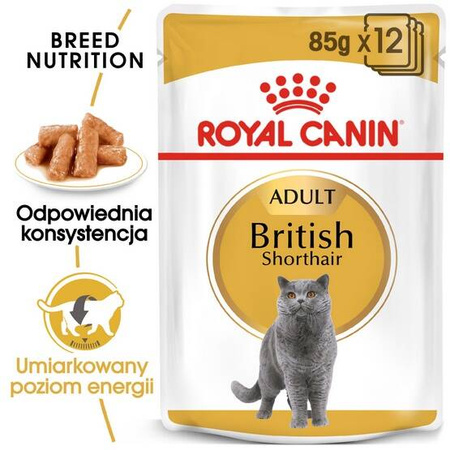 Royal Canin Karma Dla Kota Rasy Brytyjski Krótkowłosy 85g