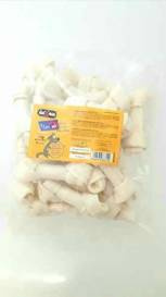 Kość Wiązana Biała 12,5cm, 25 szt/op, 1 kg/op