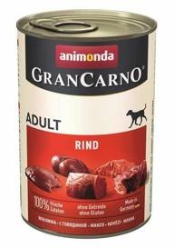 Animonda GranCarno Karma Monoproteinowa Dla Psa Wołowina 400g