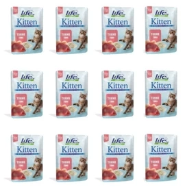 Life Cat Kitten Tuńczyk Karma dla Kota Junior 12x70g