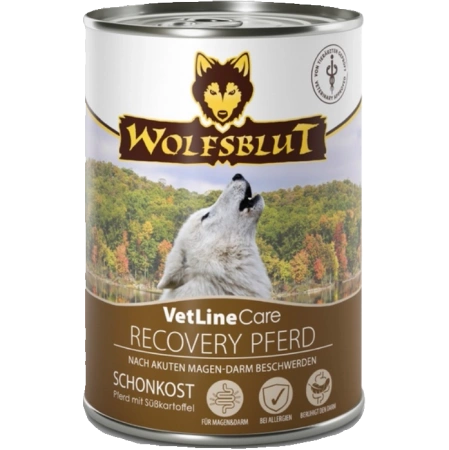 Wolfsblut VetLine Care Recovery Karma dla Psa Konina 6x395g