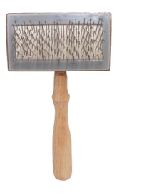 Lessie-Land Zgrzebło Dla Psa Kota Z Drewnianą Rączką