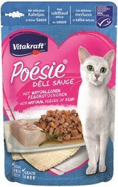 Vitakraft Kot 85g Saszetka Poesie Dorsz Deli Sos
