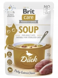 Brit Care Mokra Karma dla Kota Zupa z Kaczką 75g