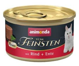 Animonda Kot 85g V.Feinsten Mousse Wołowina, Kaczka Puszka