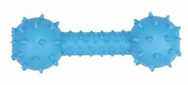 Pet Nova Tpr Dumbbell Blue 14cm Z Dzwonkiem