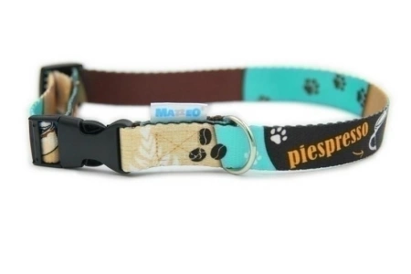 Matteo Obroża Taśmowa dla Psa Piespresso 15mm 24-40cm