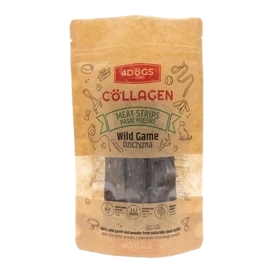 4Dogs Przysmak Dla Psa Paski Dziczyzna Poroże 100g