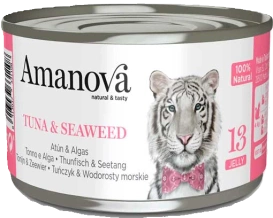Amanova Karma dla Kota Tuńczyk Wodorosty Galaretka 70g