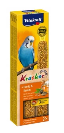 Vitakraft Kracker Kolby 2 sztuki dla papugi falistej Miód Sezam