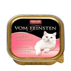 Animonda vom Feinsten Cat Adult z Sercami Indyka tacka 100g