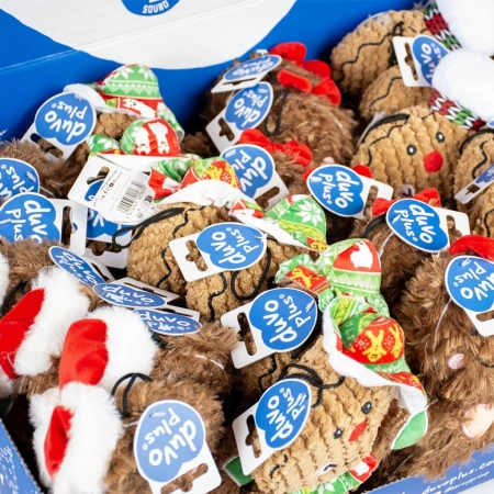 Duvo+ Świąteczna Zabawka Dla Psa Pluszowy Piernik 19cm