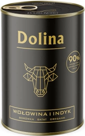 Dolina Noteci Karma Dla Psa Wołowina Indyk Puszka 400g