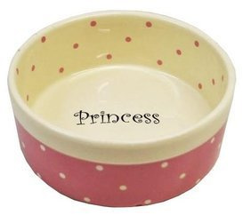 Yarro/Moderna Miska ceramiczna Princess różowa 13x5,5cm [Y2722]