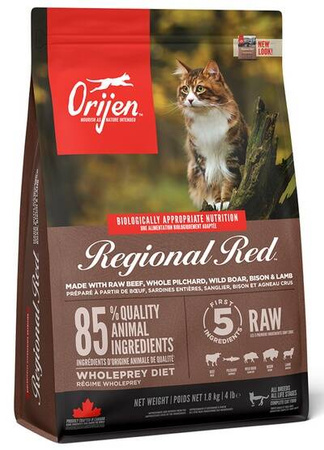 Orijen Regional Red Cat Sucha Karma dla Kota 1,8kg
