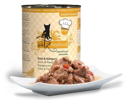 Catz Finefood Karma Dla Kota Kaczka Kangur 380g