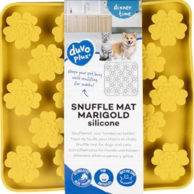 Duvo+ Snuffle Mat Mata Dla Psa Silikon Żółta Kwiaty 20cm