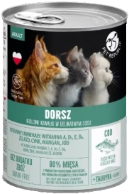 Pet Republic Mokra Karma dla Kota Dorsz Puszka 400g
