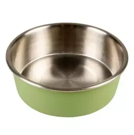 Duvo+ Metalowa Miska Dla Psa Kota Zielona 240ml 11,1cm